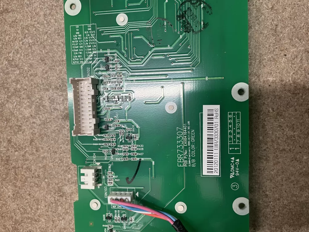Kenmore LG EBR73330701 Refrigerator Control Board AZ23591 | KM1157