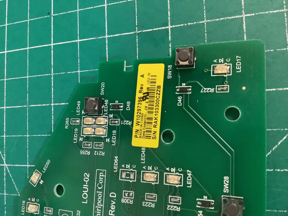 Whirlpool W10297396 WPW10297396 Washer Control Board AZ223377 | NR1831