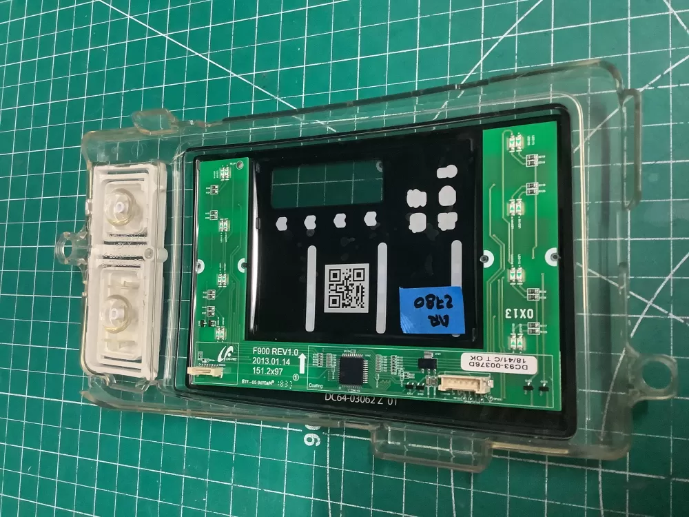 Samsung DC92-01607J DC94-06643A Dryer UI Control Board AZ199606 | AR2780
