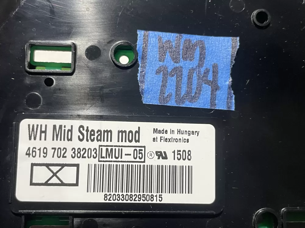 Whirlpool W10180777 Washer Control Board User Interface AZ119423 | Wm2204