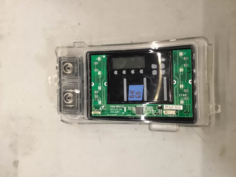 Samsung DC92-01607J DC94-06643A Dryer UI Control Board  AZ98786 | BG65