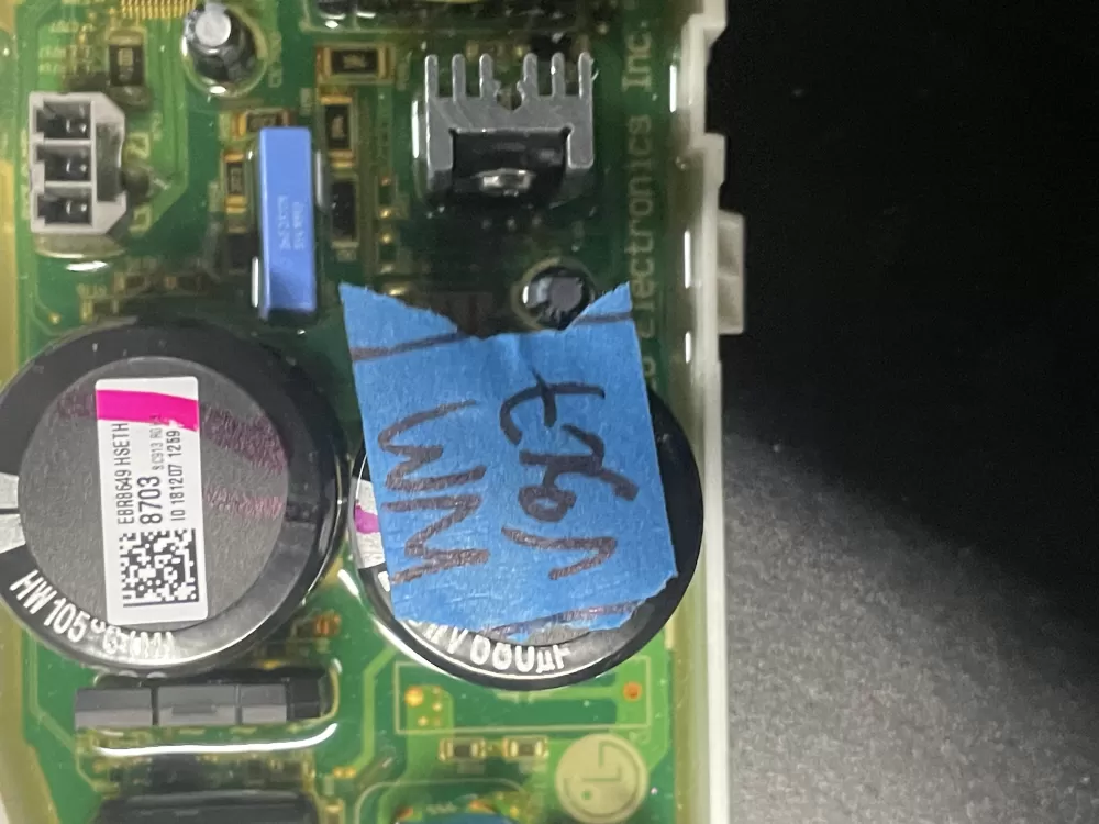 LG EBR86498703 EBR86692723 PS16223702 Washer Control AZ24386 | WMV308