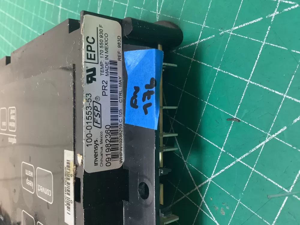 Whirlpool Range Control Board 100-01553-53 AZ226079 | ARV176
