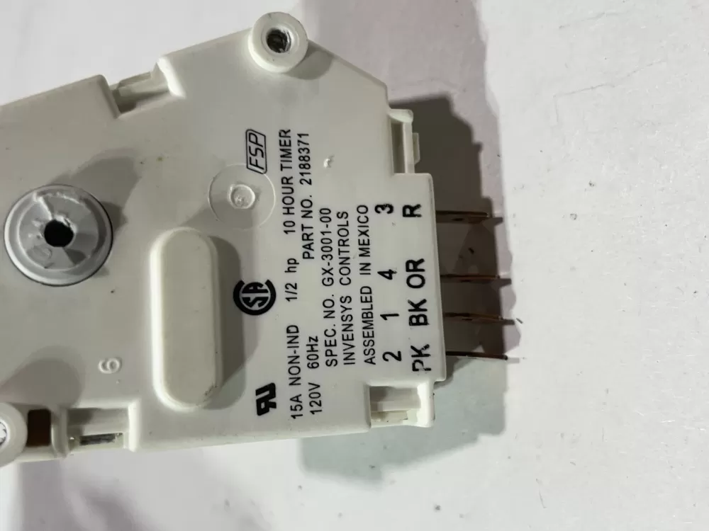 Whirlpool Kenmore W10822278 Refrigerator Defrost Timer AZ143713 | Wm2415