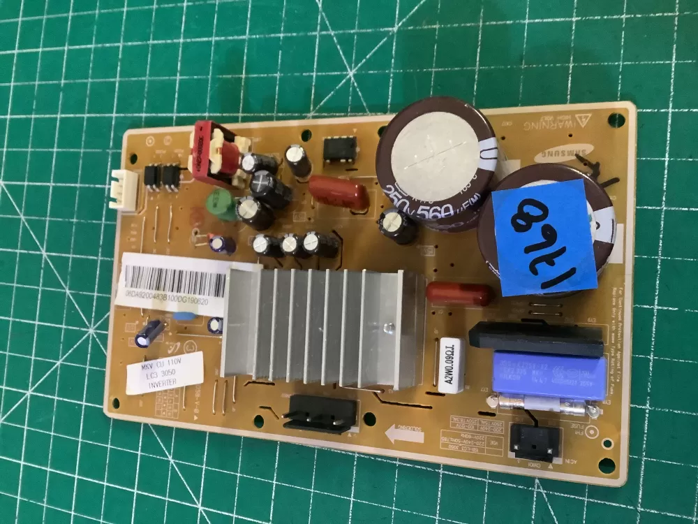 Samsung DA92-00483B Refrigerator Control Board Inverter AZ211686 | NR1768
