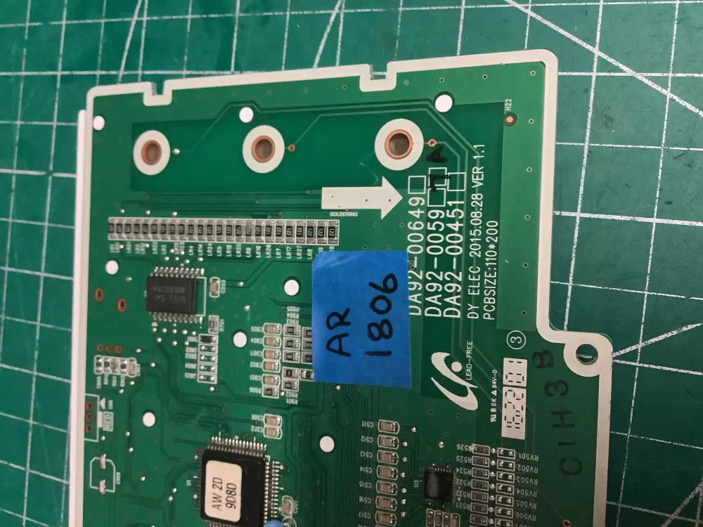 Samsung DA92 00591A DA94 02663A Refrigerator Control Board AZ201111 | AR1806