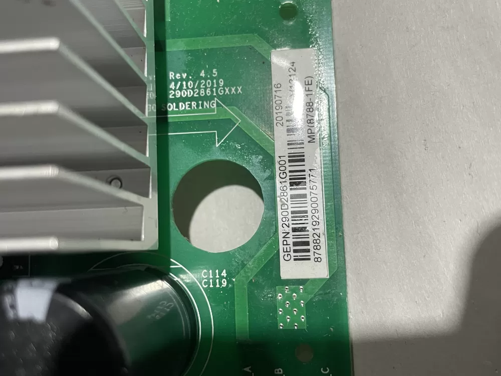 GE 290D2861G001 WH22X29049 Washer Control Board AZ188813 | Wm1439