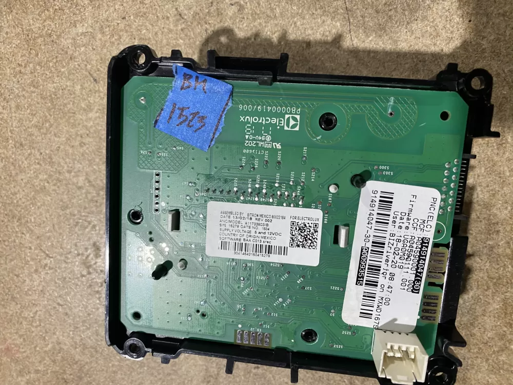 Frigidaire 914914047 Washer Control Board  AZ71195 | BK1523