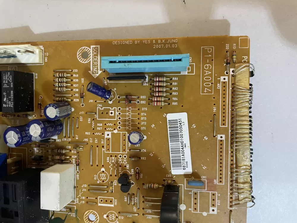 LG 687181A004A P1 6A004 Microwave Control Board AZ123528 | KM413