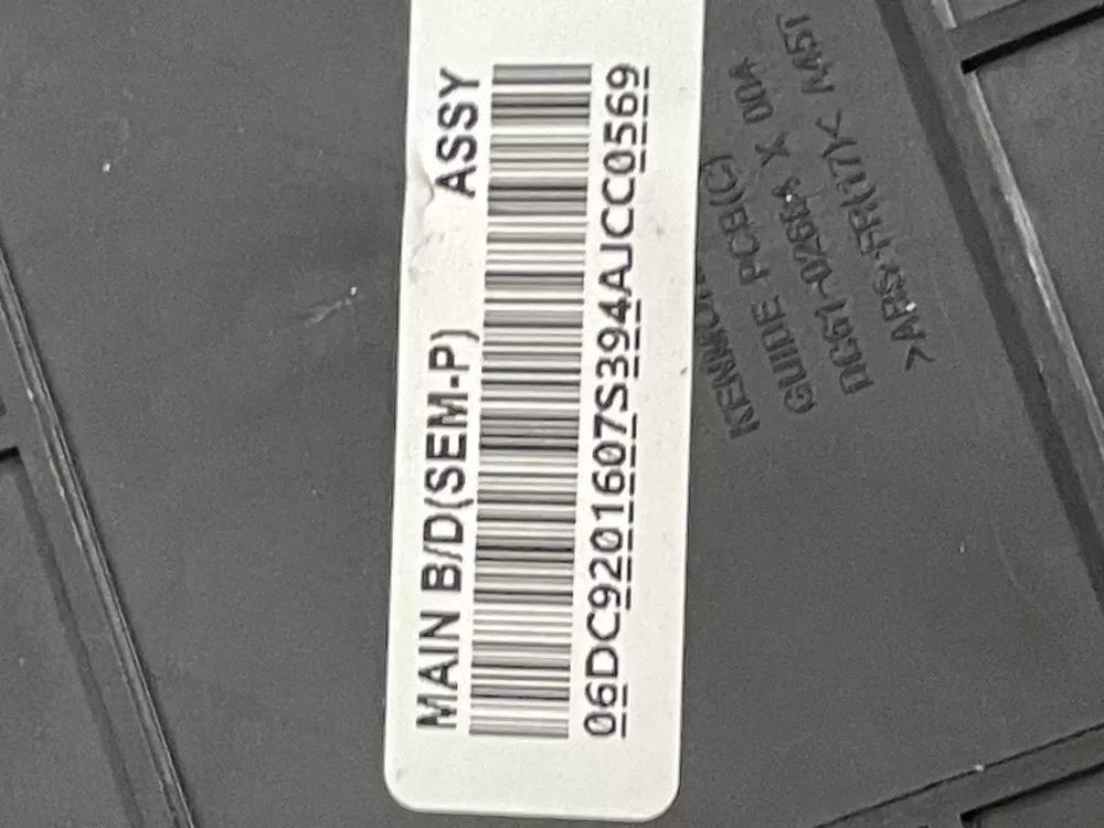 Samsung DC92 01607S Dryer Control Board AZ27571 | WMV104