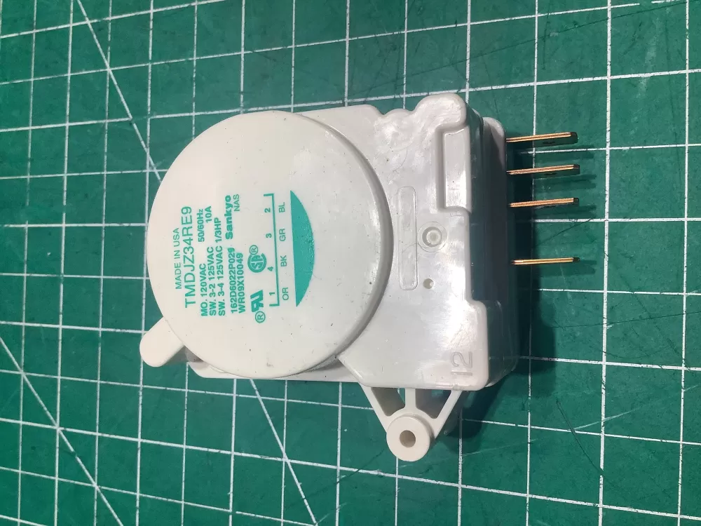 GE  W10647591  PRM6096HYY5  W18647560  162D6022P029 Refrigerator Defrost Timer