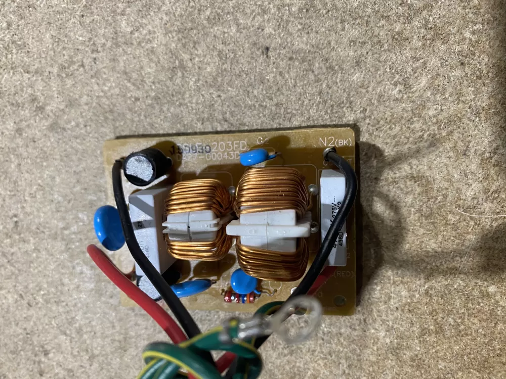 Samsung 00043D 00022B Refrigerator Control Board Noise Filter AZ71480 | BK1916