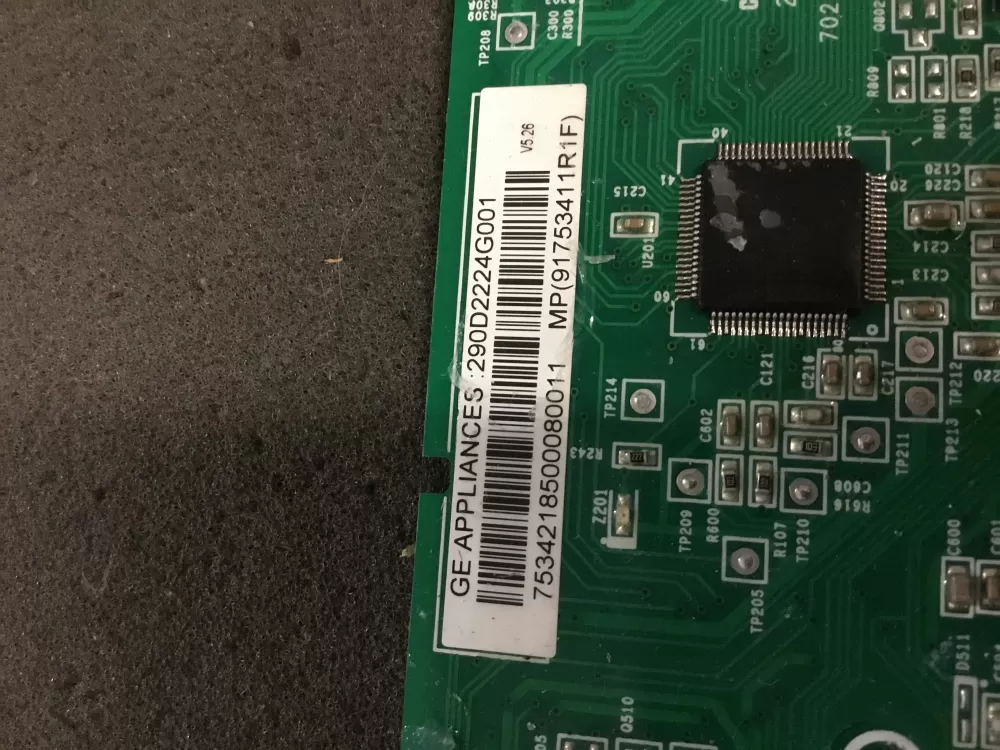 GE 290D2227G003 290D1525G002 WH18X26234 Washer Control Board AZ102930 | NR365