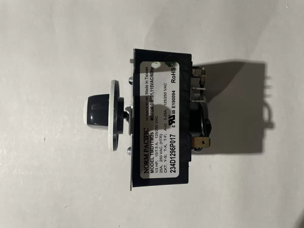 Kenmore  General Electric WE4M521 WE04X22654 PS11721520 234D1296P017 Dryer Timer