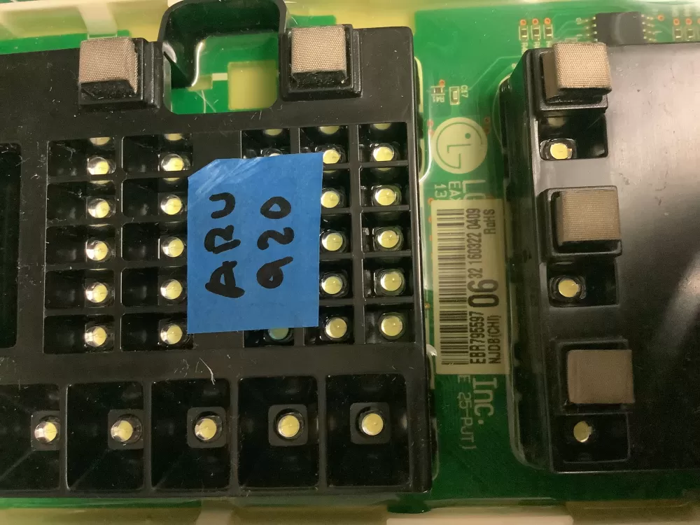 LG EBR79559706 Washer Control Board AZ210942 | ARV920