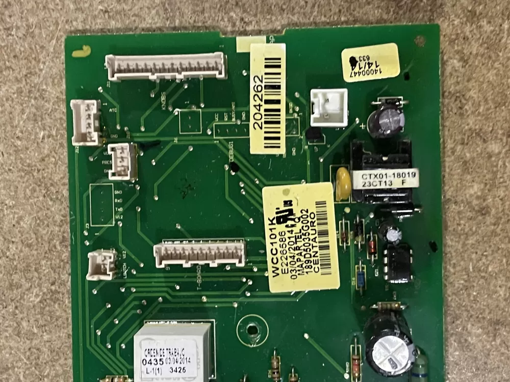 GE 189D5035G002 WH12X20274 Washer Control Board AZ24857 | KM352