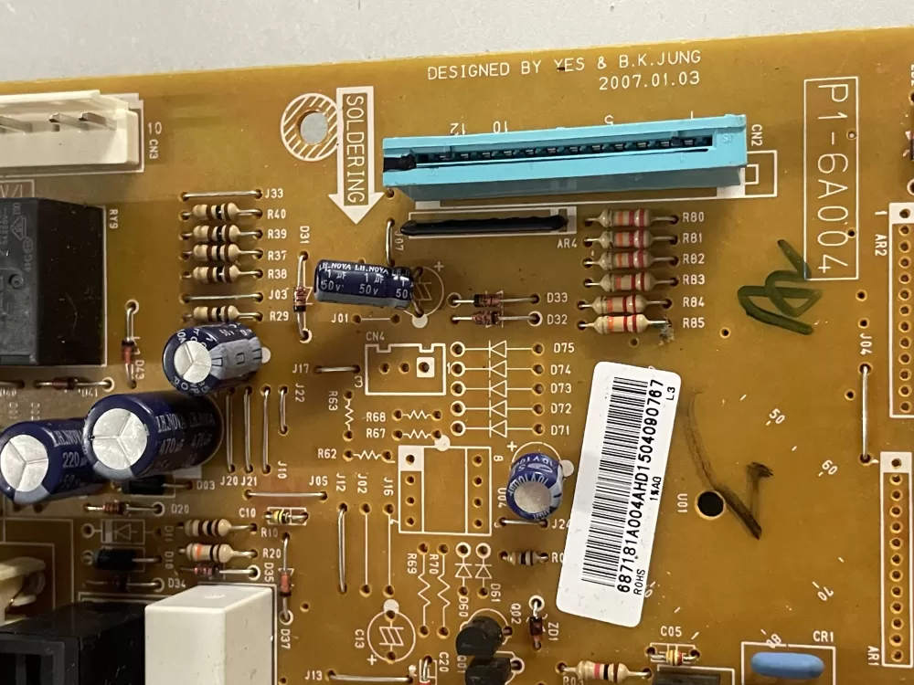 LG 687181A004A P1 6A004 Microwave Control Board AZ142016 | KM2390