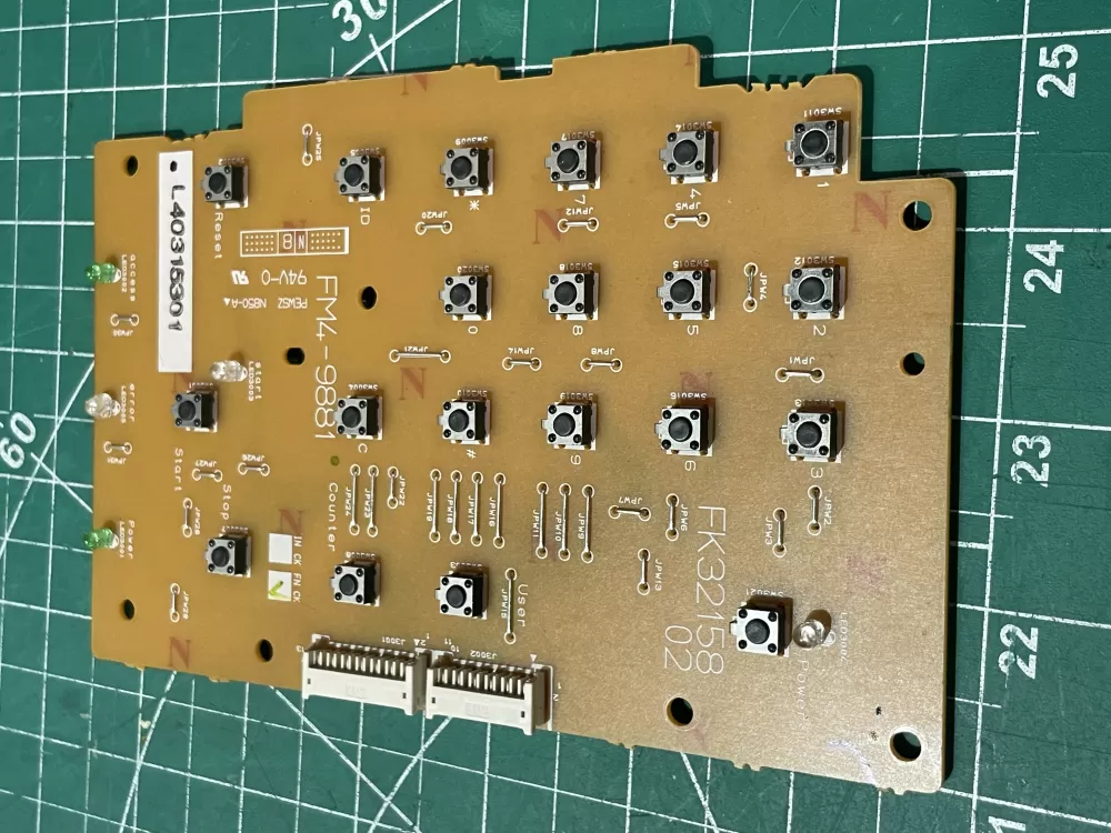 Canon key Top Button Printed Circuit Board FM4-9881 FK32158 AZ192588 | Wm378