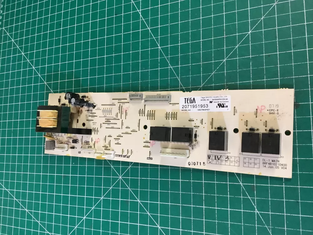 165D7802P301 GE Dishwasher Board - Control