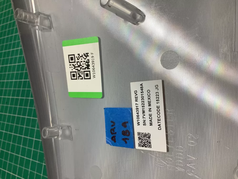 Kenmore W10643917 Washer Touchpad Panel (scrathces) AZ183361 | ARV189