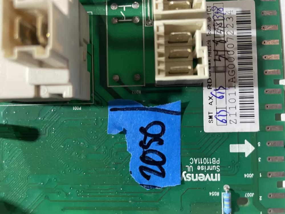 Invensys PB11011AC Control Board AZ187357 | Wm2050