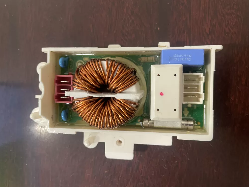 LG  Kenmore 5251356 2226388 6201EC1006A 6201EC1006E 6201EC1006H 6201EC1006L 6201EC1006Q 6201EC1006U 6201EC1006W 6201EC1006Z 6201EN1005A 6201EC1006T PS3528920 Washer Control Board Noise Filter