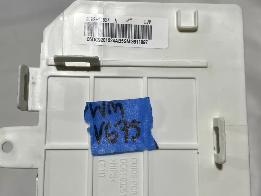 Samsung DC92 01624A Washer Control Board AZ116021 | Wmv675