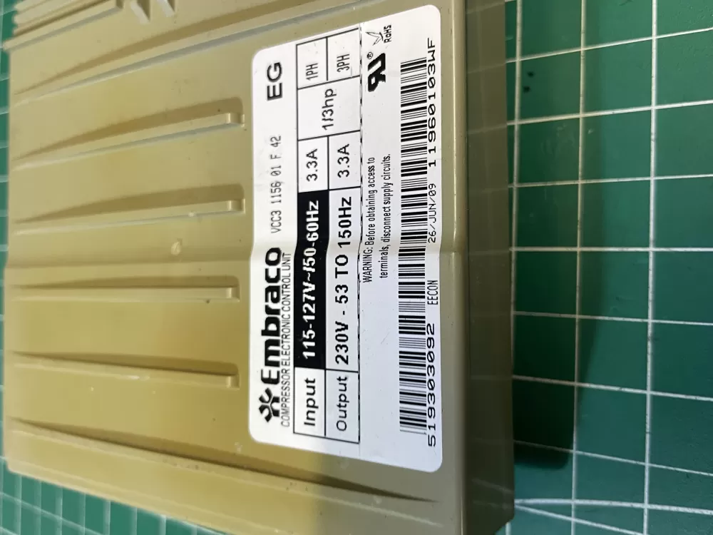 Refrgerator Inverter 200D5948P008 AZ202329 | Wm2650