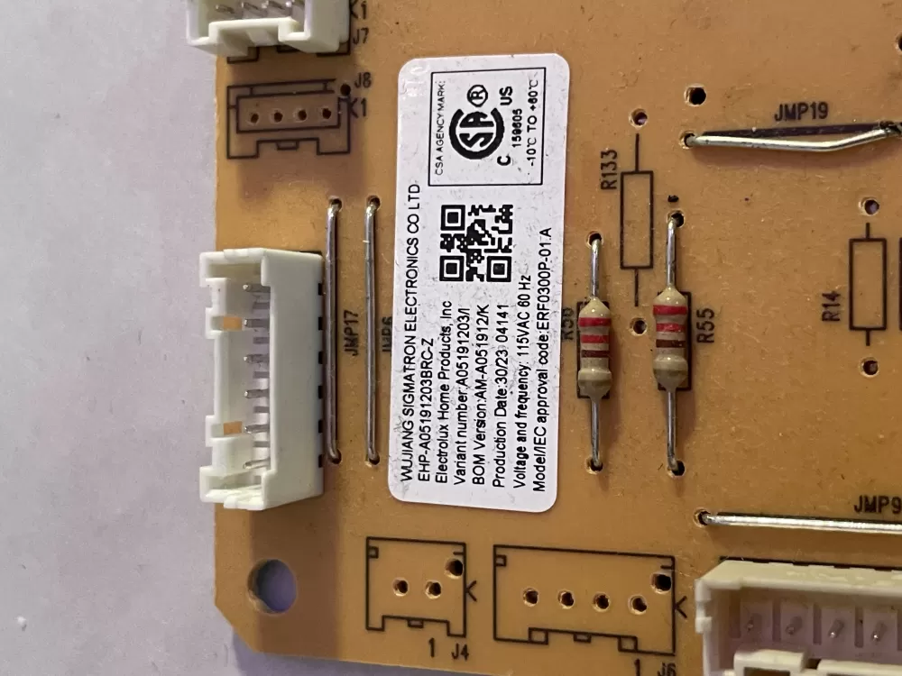 Frigidaire A05191203ARC 5304526011 Refrigerator Control Board AZ195747 | Wm991