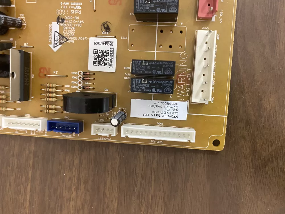 Samsung DA92 00420T DA9200420T Refrigerator Control Board AZ39909 | BK970