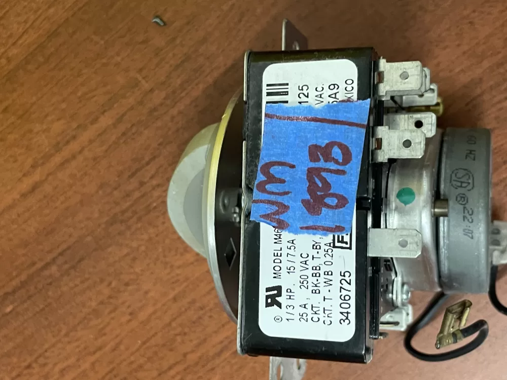Whirlpool Maytag Amana WP3406725 3406725 AP6008573 Dryer Timer AZ52313 | Wm1893