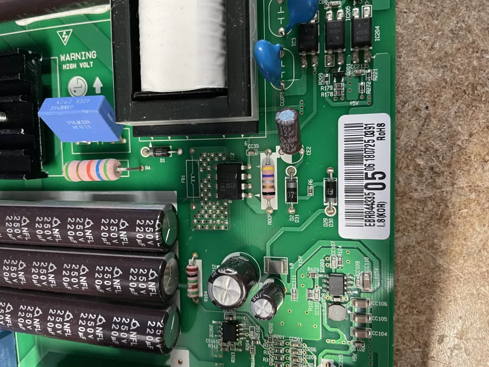 LG EBR78643434 EBR84433505 Refrigerator Control Board AZ17139 | KM1467