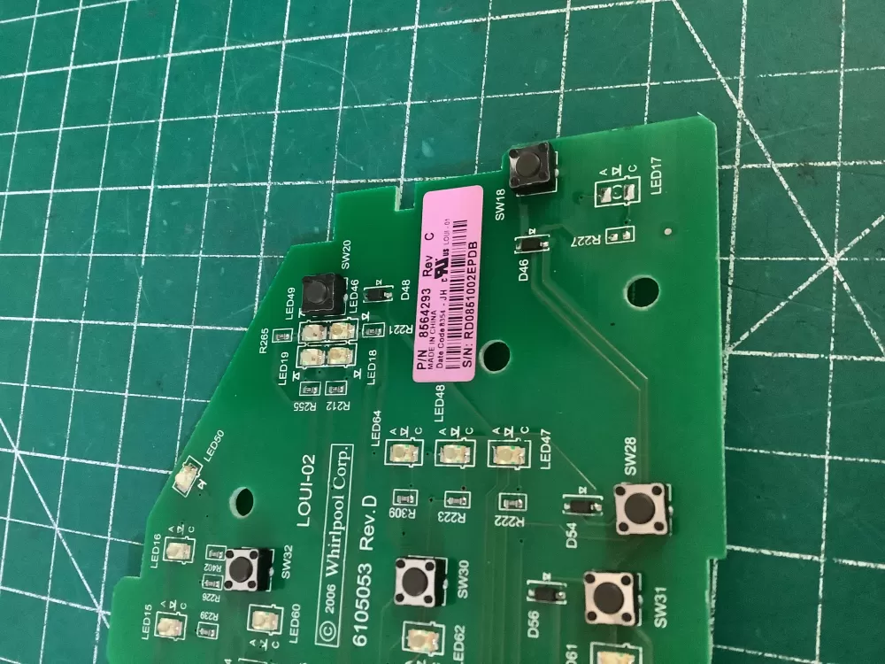 Whirlpool 8564293 8563974 Dryer Control Board AZ188188 | NRV864