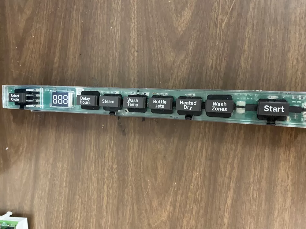 GE WD21X31910  AP7204355  WD21X23461  WD21X32004  WD21X10538  WD21X21919  WD21X22215  WD21X10499  WD21X10502  WD21X10503  WD21X10513  WD21X10522  WD21X10535  WD21X10536  WD21X10546  WD21X22238  WD21X22239  WD21X22806  WD21X23097  WD21X23701  WD21X23705  WD35X20290  WD35X20291 Dishwasher UI Control Board