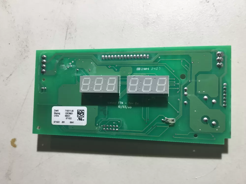 Maytag  Whirlpool  Amana 12939601 Refrigerator Control Board Dispenser