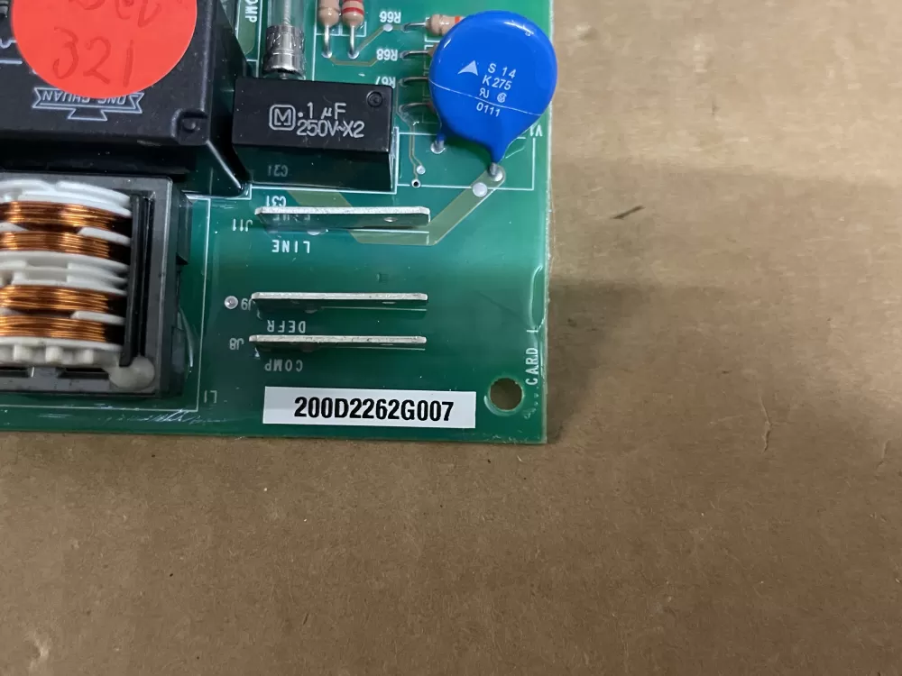 GE 200D2262G007 EBX1005G01 Refrigerator Control Board AZ102489 | Wm892