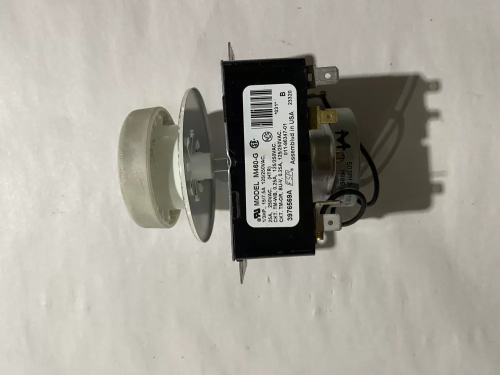 Whirlpool 3976569A 3976569 WP3976569 AP6009020 3393934 548368 PS11742162 Dryer Timer