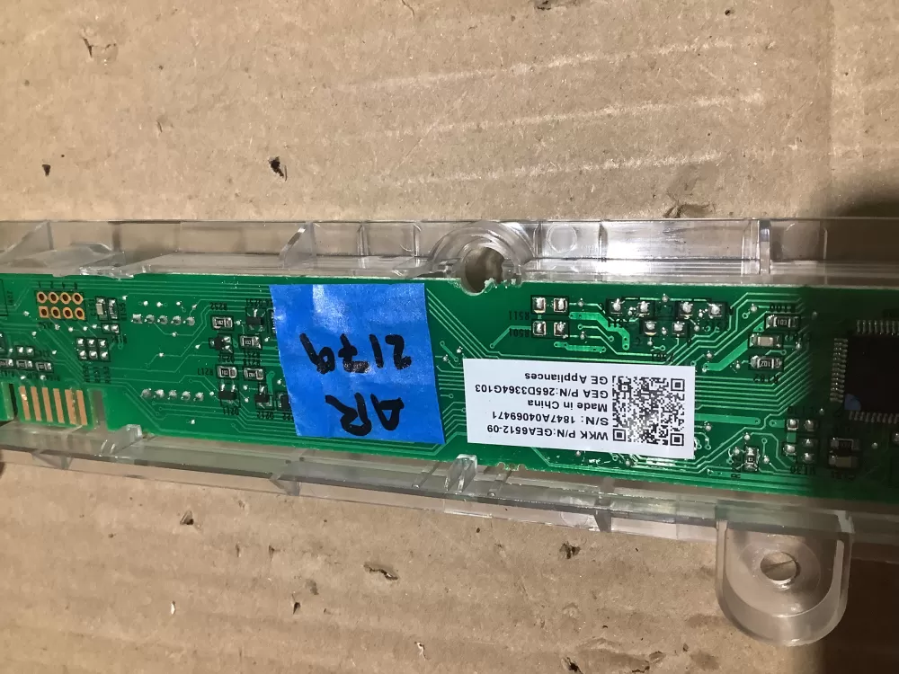 GE 265d3364g103 Wd21x26182 Dishwasher Control Board Panel AZ118574 | AR2179