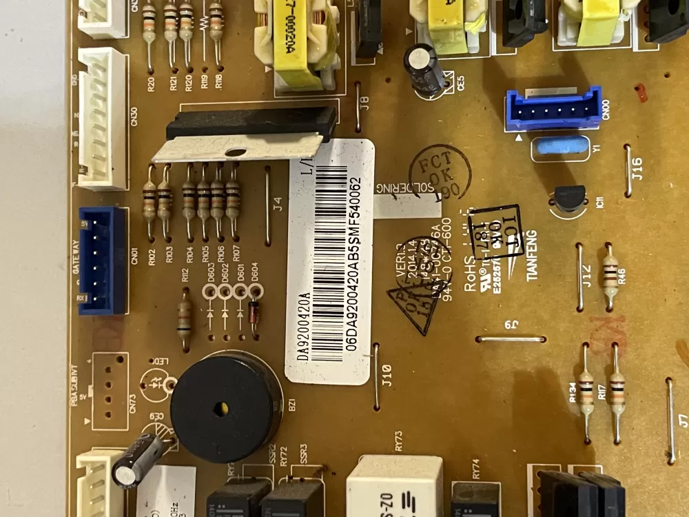 Samsung DA92 00420A Refrigerator Control Board AZ123547 | KM413