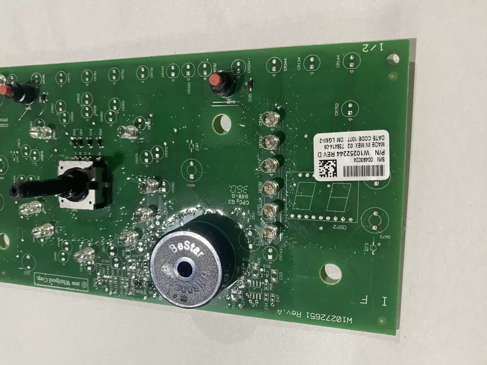 Whirlpool W10252244 Dryer Control Board AZ168273 | BK2575