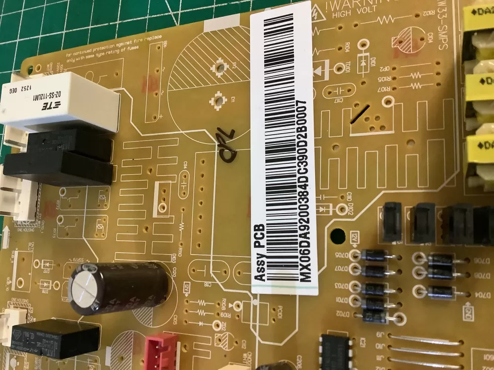 Samsung DA92 00384D Refrigerator Control Board AZ198974 | NR2754