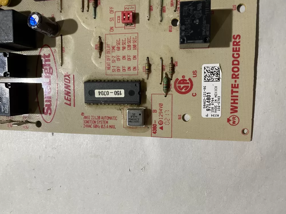 Lennox 156-5703 50A62-121-06 Furnace Control Circuit Board AZ193761 | BK573
