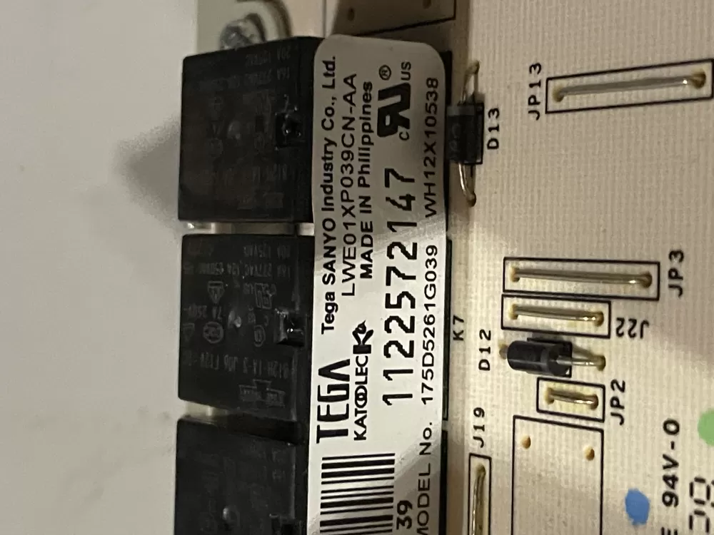 GE WH12X10614 175D5261G039 EBX1129P004 Washer Control Board AZ31276 | Wm231