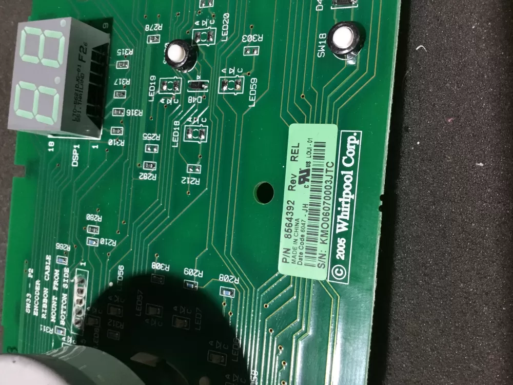 Kenmore Whirlpool WP8564392 8564392R Washer Control Board AZ77889 | NR1711