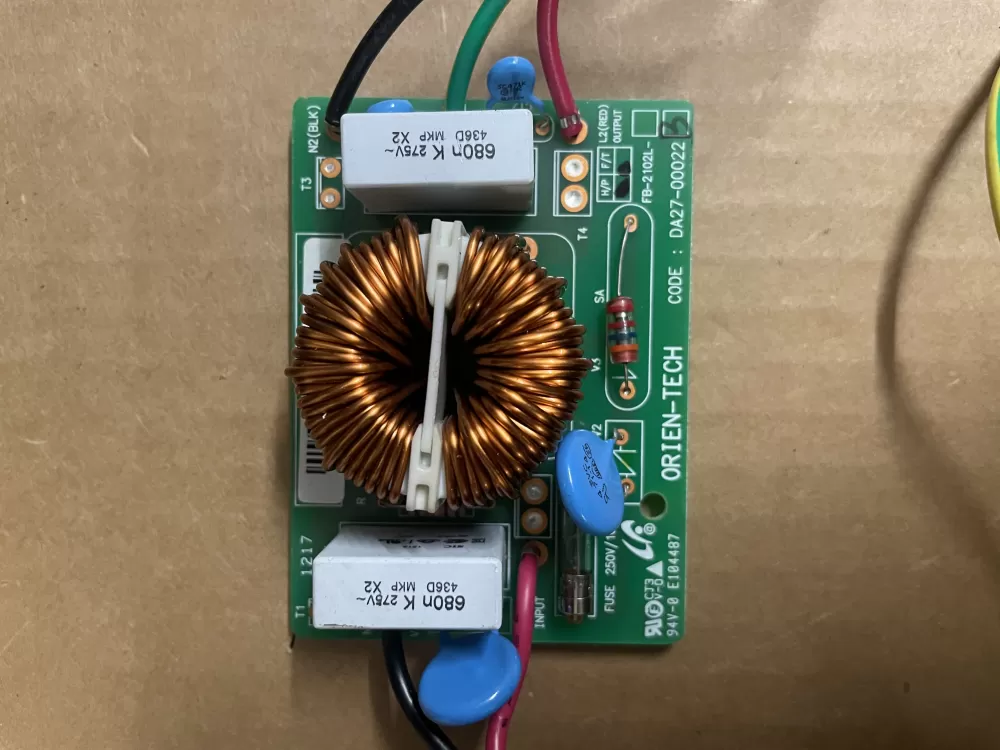 Samsung 00043D 00022B Refrigerator Control Board Noise Filter AZ91021 | KM840