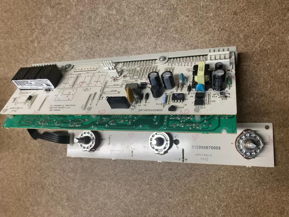 GE 175D5261G040 EBX1129P004 WH12X10614 Washer Control Board