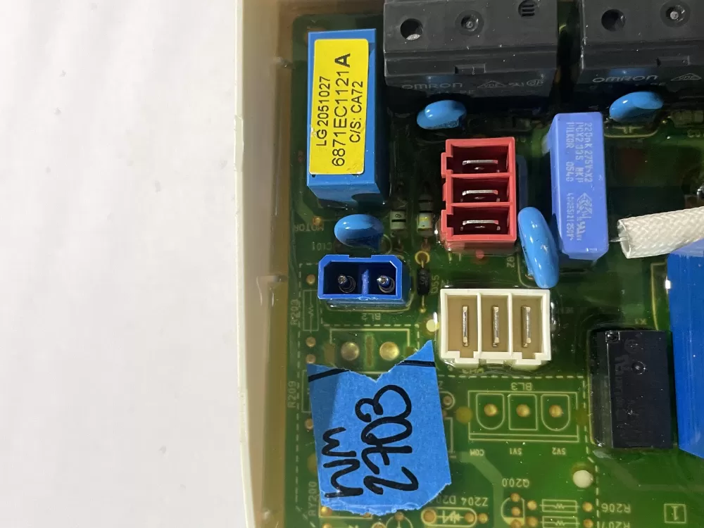 LG 6871EC1121A 6871EC1121D 6870EC9081C Dryer Control Board AZ183471 | Wm2703
