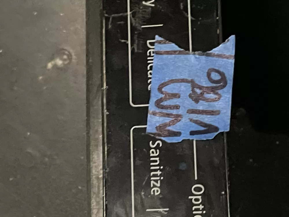 Samsung DD64 00129A DD64 00129B Dishwasher Control Panel AZ25915 | WMV183