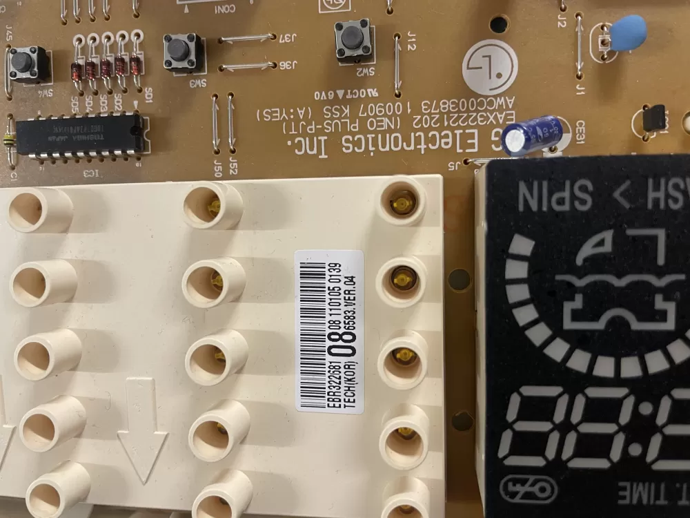 LG EBR32268108 Washer Control Board AZ127821 | KMV685