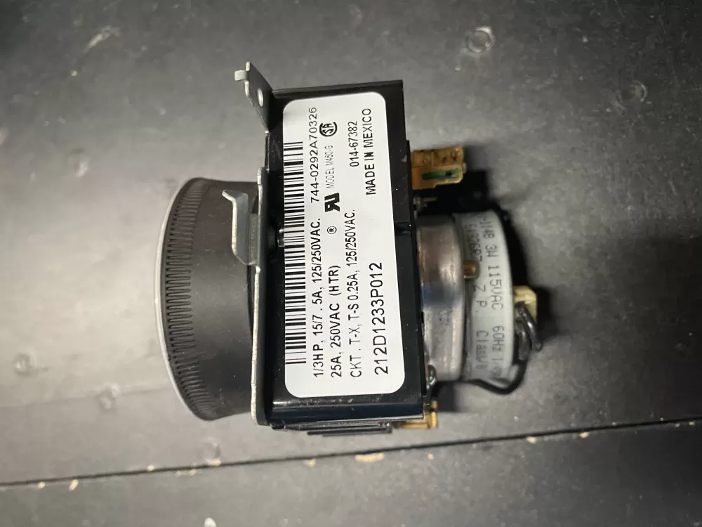 GE 212D1233P012 WE4M364 Dryer Timer AZ10526 | BK690